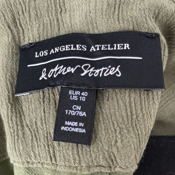 & Other Stories Green Pants - Picture 5 of 7